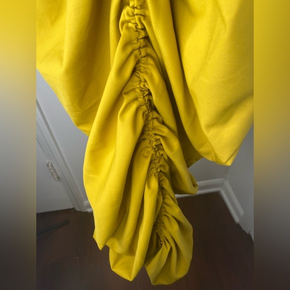 AKIRA NWT M Ash Strapless Cargo Yellow Maxi Dress FLAWED - Picture 11 of 16